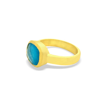 Paradise Ring in Teal