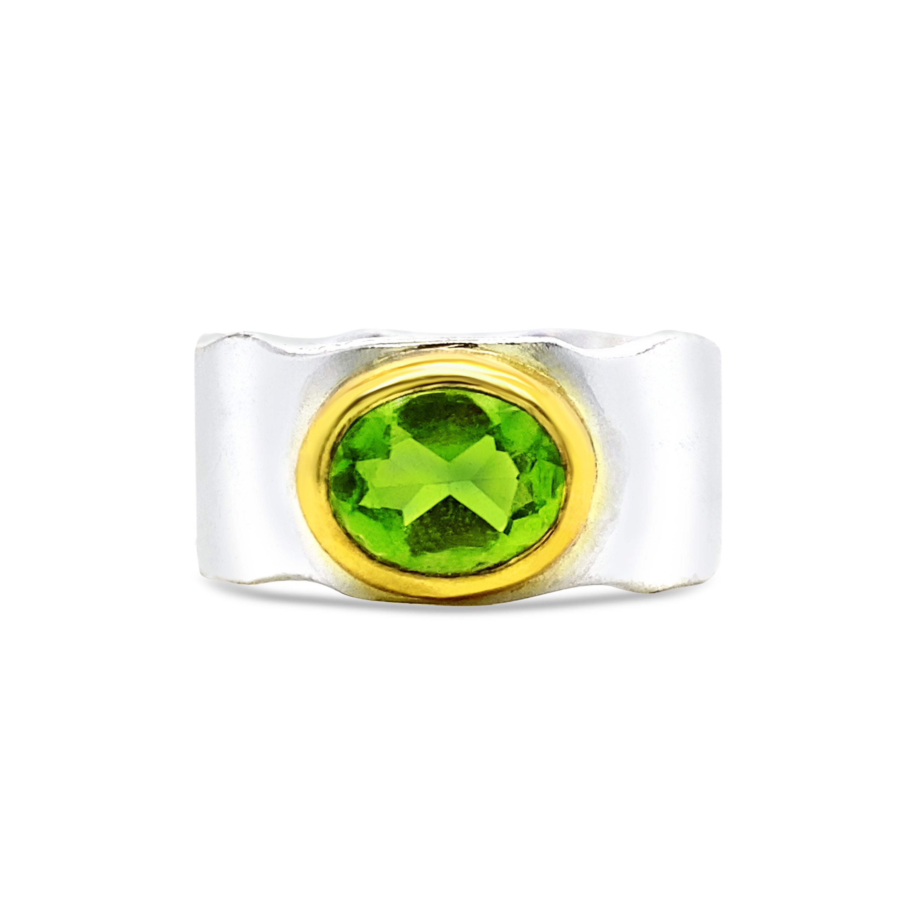 Peridot Band Ring