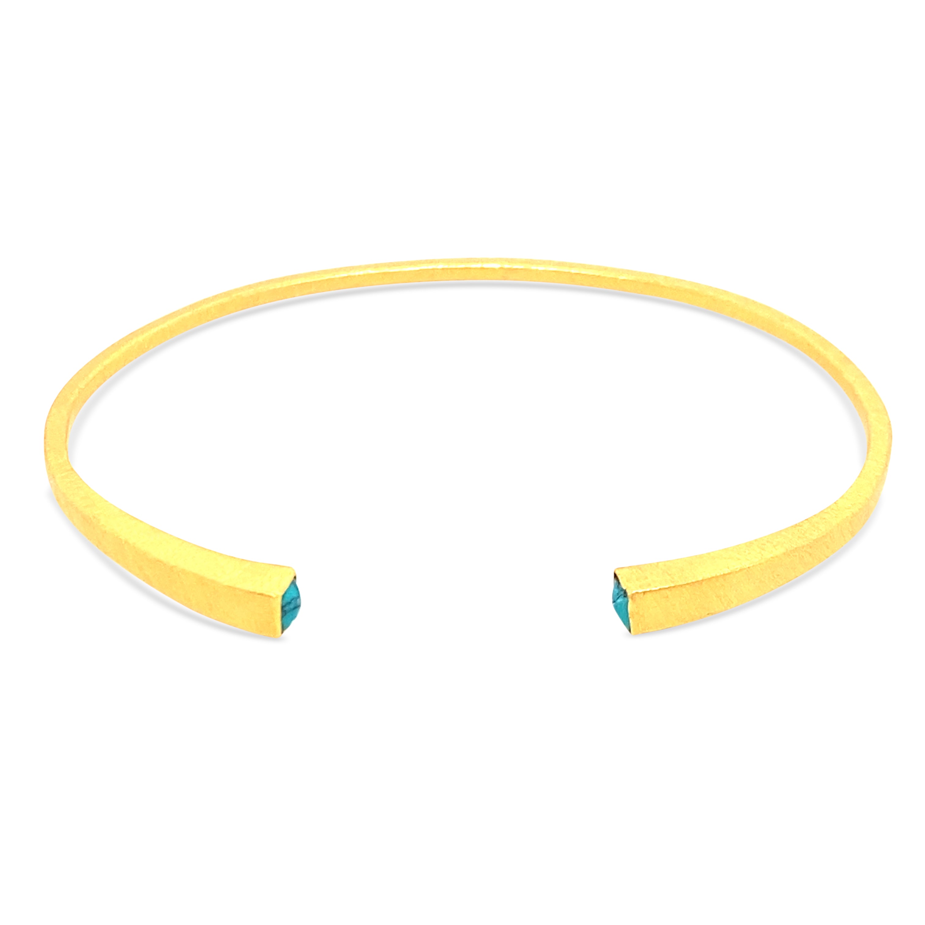 Grace Bangle with Turquoise