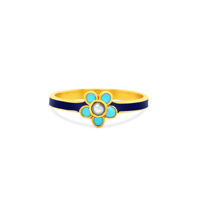 Fleury Navy Ring