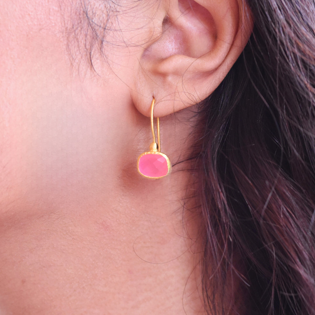 Paradise Earrings in Pink