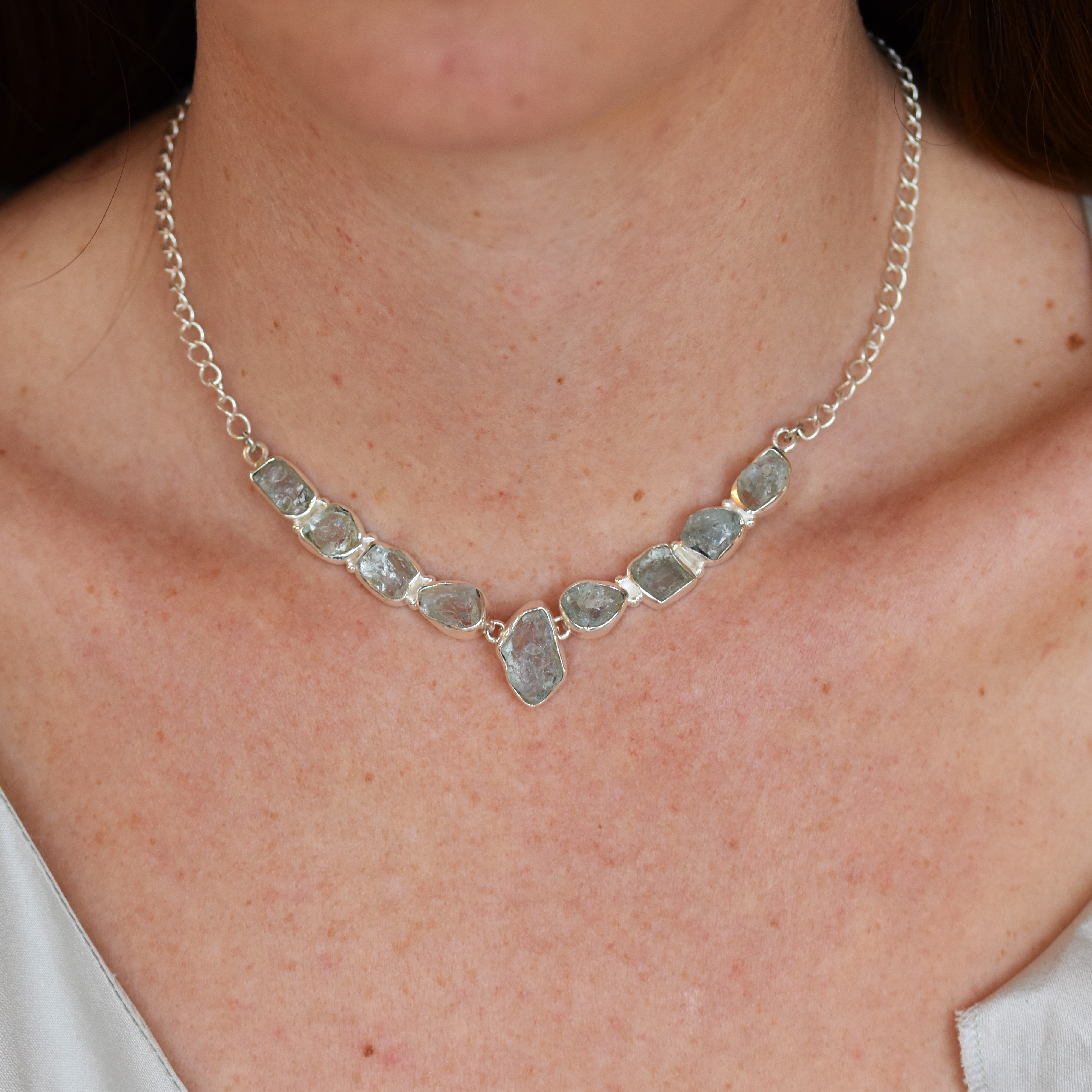 Celestine necklace