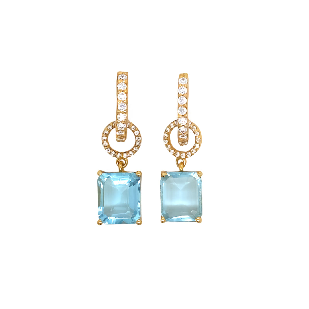 Blue Topaz Drops