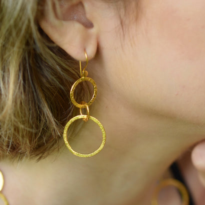 Goldilocks earrings