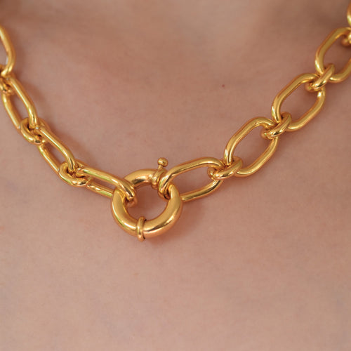 Acrylic Hip Hop Chunky Gold Necklace With Thick Gold Chain Gothic Style  Jewelry For Men And Women, Perfect For Halloween And RockChains Gifts From  Gingermilkk, $15.31 | DHgate.Com