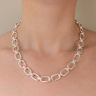 silver double loop pendant front 2.JPG